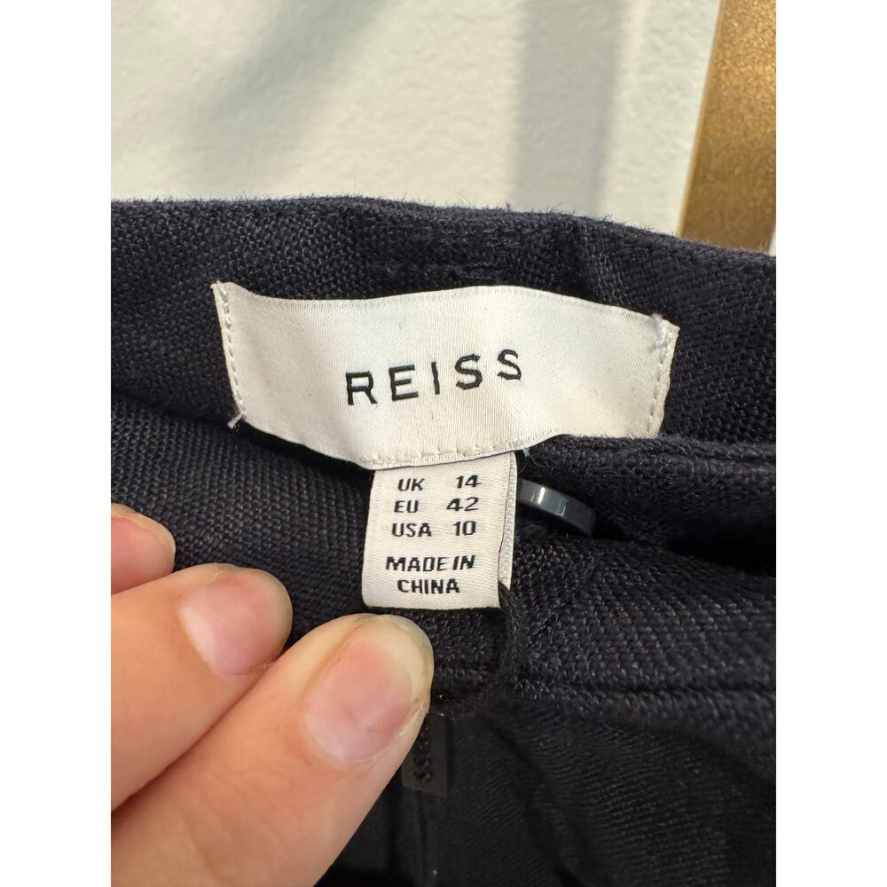 Reiss | Raffia Linen Shorts - Picture 9 of 11